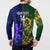 Custom South Africa And Scotland Rugby Button Sweatshirt Springboks Thistle Together - Wonder Print Shop