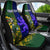 Custom South Africa And Scotland Rugby Car Seat Cover Springboks Thistle Together - Wonder Print Shop