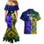 Custom South Africa And Scotland Rugby Couples Matching Mermaid Dress and Hawaiian Shirt Springboks Thistle Together - Wonder Print Shop