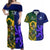 Custom South Africa And Scotland Rugby Couples Matching Off Shoulder Maxi Dress and Hawaiian Shirt Springboks Thistle Together - Wonder Print Shop