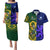 Custom South Africa And Scotland Rugby Couples Matching Puletasi and Hawaiian Shirt Springboks Thistle Together - Wonder Print Shop