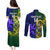 Custom South Africa And Scotland Rugby Couples Matching Puletasi and Long Sleeve Button Shirt Springboks Thistle Together - Wonder Print Shop