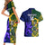 Custom South Africa And Scotland Rugby Couples Matching Short Sleeve Bodycon Dress and Hawaiian Shirt Springboks Thistle Together - Wonder Print Shop