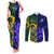 Custom South Africa And Scotland Rugby Couples Matching Tank Maxi Dress and Long Sleeve Button Shirt Springboks Thistle Together - Wonder Print Shop