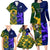 Custom South Africa And Scotland Rugby Family Matching Long Sleeve Bodycon Dress and Hawaiian Shirt Springboks Thistle Together - Wonder Print Shop