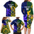 Custom South Africa And Scotland Rugby Family Matching Long Sleeve Bodycon Dress and Hawaiian Shirt Springboks Thistle Together - Wonder Print Shop