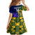 Custom South Africa And Scotland Rugby Family Matching Mermaid Dress and Hawaiian Shirt Springboks Thistle Together - Wonder Print Shop