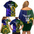 Custom South Africa And Scotland Rugby Family Matching Off Shoulder Short Dress and Hawaiian Shirt Springboks Thistle Together - Wonder Print Shop