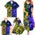 Custom South Africa And Scotland Rugby Family Matching Summer Maxi Dress and Hawaiian Shirt Springboks Thistle Together - Wonder Print Shop