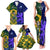 Custom South Africa And Scotland Rugby Family Matching Tank Maxi Dress and Hawaiian Shirt Springboks Thistle Together - Wonder Print Shop