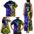 Custom South Africa And Scotland Rugby Family Matching Tank Maxi Dress and Hawaiian Shirt Springboks Thistle Together - Wonder Print Shop