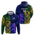 Custom South Africa And Scotland Rugby Hoodie Springboks Thistle Together - Wonder Print Shop