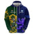 Custom South Africa And Scotland Rugby Hoodie Springboks Thistle Together - Wonder Print Shop