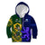 Custom South Africa And Scotland Rugby Kid Hoodie Springboks Thistle Together - Wonder Print Shop