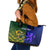 Custom South Africa And Scotland Rugby Leather Tote Bag Springboks Thistle Together