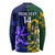 Custom South Africa And Scotland Rugby Long Sleeve Shirt Springboks Thistle Together - Wonder Print Shop