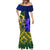 Custom South Africa And Scotland Rugby Mermaid Dress Springboks Thistle Together - Wonder Print Shop