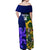 Custom South Africa And Scotland Rugby Off Shoulder Maxi Dress Springboks Thistle Together - Wonder Print Shop