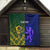 Custom South Africa And Scotland Rugby Quilt Springboks Thistle Together