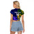 Custom South Africa And Scotland Rugby Raglan Cropped T Shirt Springboks Thistle Together