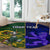 Custom South Africa And Scotland Rugby Round Carpet Springboks Thistle Together