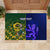 Custom South Africa And Scotland Rugby Rubber Doormat Springboks Thistle Together