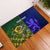 Custom South Africa And Scotland Rugby Rubber Doormat Springboks Thistle Together