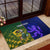 Custom South Africa And Scotland Rugby Rubber Doormat Springboks Thistle Together