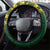 South Africa And Scotland Rugby Steering Wheel Cover Springboks Thistle Together