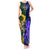 Custom South Africa And Scotland Rugby Tank Maxi Dress Springboks Thistle Together