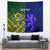 Custom South Africa And Scotland Rugby Tapestry Springboks Thistle Together