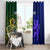 Custom South Africa And Scotland Rugby Window Curtain Springboks Thistle Together