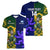 Custom South Africa And Scotland Rugby Women V-Neck T-Shirt Springboks Thistle Together