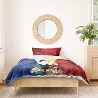 Philippines Rizal Day Bedding Set Filipino Sampaguita Grunge Style - Wonder Print Shop