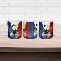 Philippines Rizal Day Ceramic Mug Filipino Sampaguita Grunge Style - Wonder Print Shop