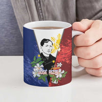 Philippines Rizal Day Ceramic Mug Filipino Sampaguita Grunge Style - Wonder Print Shop