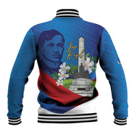 Philippines Rizal Day Baseball Jacket Filipino Motto Stella Polynesian Pattern - Wonder Print Shop