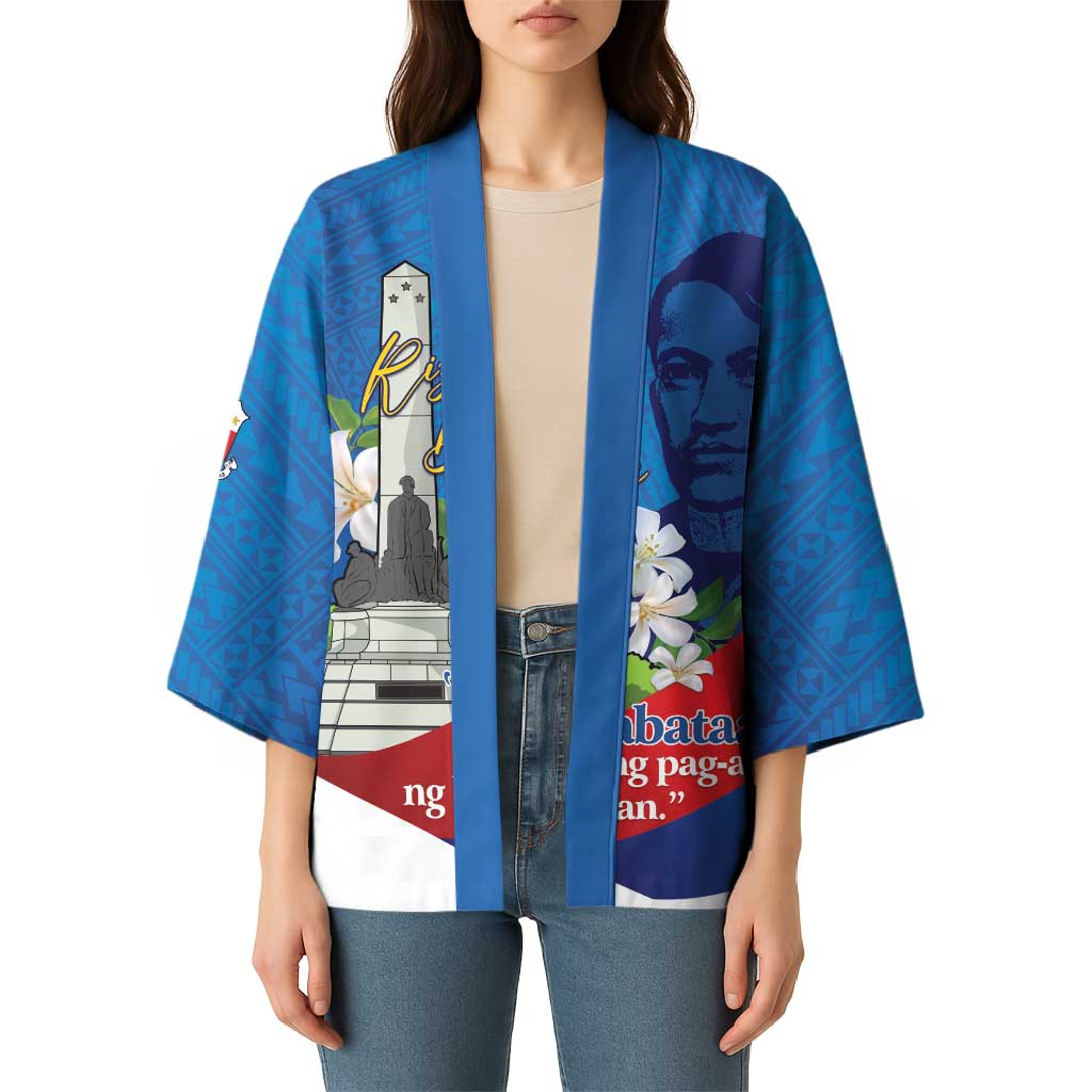 Philippines Rizal Day Kimono Filipino Motto Stella Polynesian Pattern - Wonder Print Shop