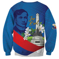 Philippines Rizal Day Sweatshirt Filipino Motto Stella Polynesian Pattern - Wonder Print Shop