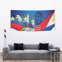 Philippines Rizal Day Tapestry Filipino Motto Stella Polynesian Pattern - Wonder Print Shop