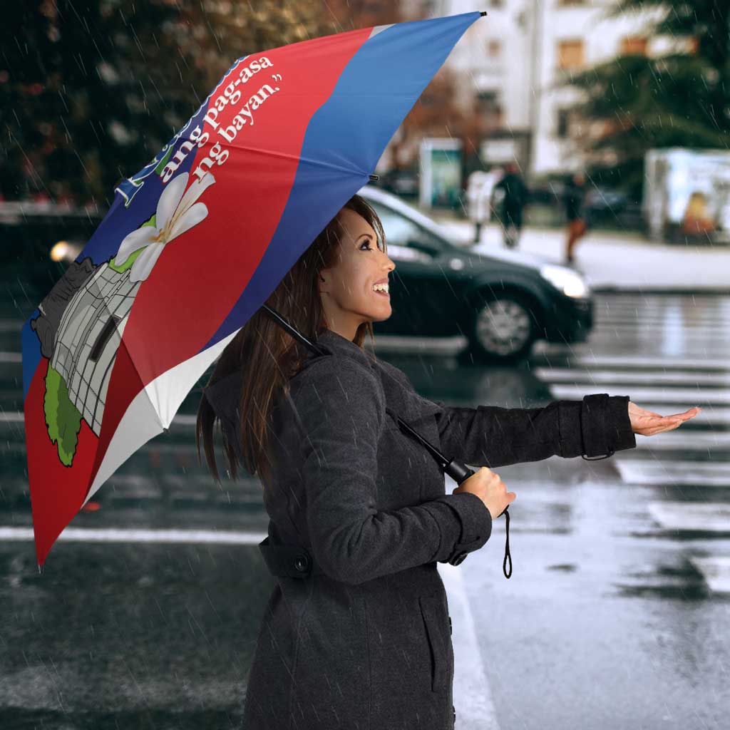 Philippines Rizal Day Umbrella Filipino Motto Stella Polynesian Pattern - Wonder Print Shop