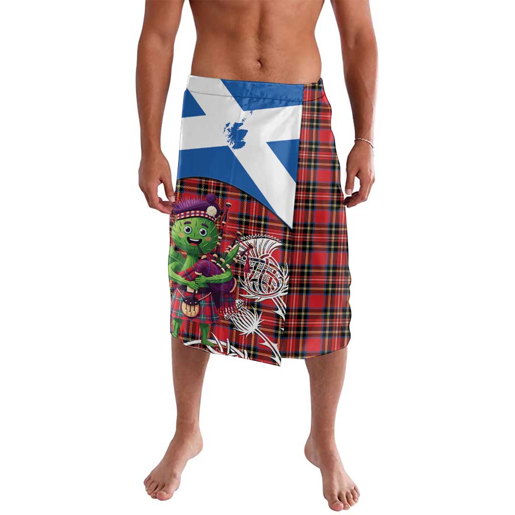 Saint Andrews Day Scotland Lavalava Thistle Traditional Bagpipe Tartan Pattern - Wonder Print Shop