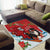 Switzerland Christmas Area Rug Greater Swiss Mountain Dog Santa - Merry Xmas - Wonder Print Shop