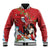 Switzerland Christmas Baseball Jacket Greater Swiss Mountain Dog Santa - Merry Xmas - Wonder Print Shop