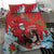 Switzerland Christmas Bedding Set Greater Swiss Mountain Dog Santa - Merry Xmas - Wonder Print Shop