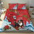 Switzerland Christmas Bedding Set Greater Swiss Mountain Dog Santa - Merry Xmas - Wonder Print Shop