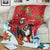 Switzerland Christmas Blanket Greater Swiss Mountain Dog Santa - Merry Xmas