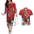 Switzerland Christmas Couples Matching Off The Shoulder Long Sleeve Dress and Hawaiian Shirt Greater Swiss Mountain Dog Santa - Merry Xmas - Wonder Print Shop