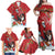 Switzerland Christmas Family Matching Off Shoulder Maxi Dress and Hawaiian Shirt Greater Swiss Mountain Dog Santa - Merry Xmas - Wonder Print Shop