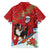 Switzerland Christmas Family Matching Puletasi and Hawaiian Shirt Greater Swiss Mountain Dog Santa - Merry Xmas - Wonder Print Shop